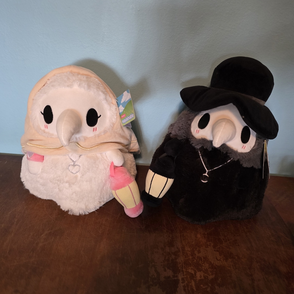 Squishable Mini Plague Doctor And Nurse